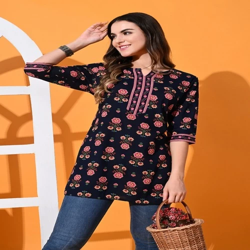 Women Stylish Pink Factory Short Top || Z8R7DL