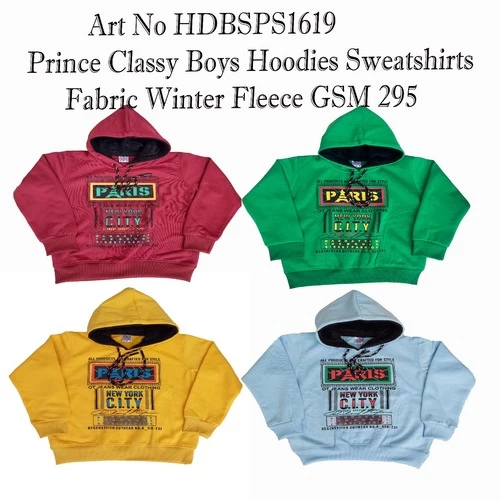 Boys Full Sleeve Graphic Print Hooded Sweatshirt || 5DVXFB