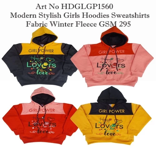 Girls Full Sleeve Graphic Print Hooded Sweatshirt || 2NK0P6