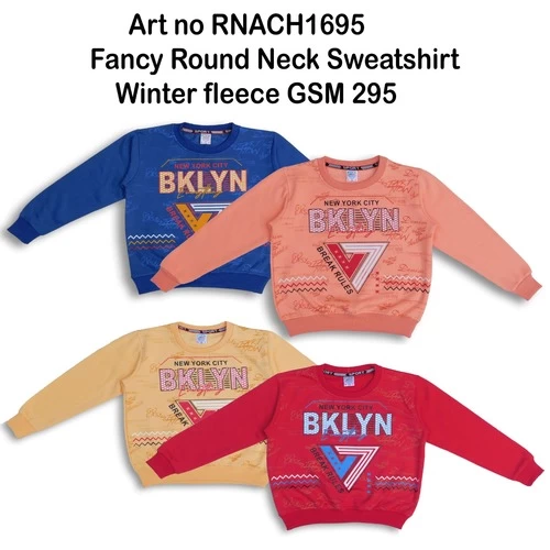 Fancy Round Neck Full Sleeve Printed Sweatshirts ||  DI21GL