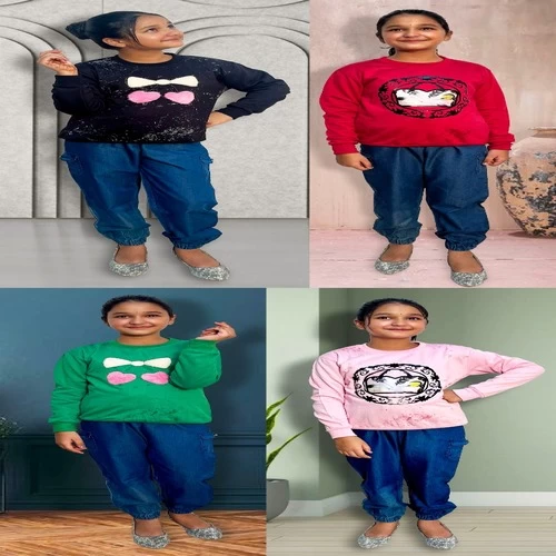 Fancy Round Neck Full Sleeve Printed Sweatshirts ||  PK8URG