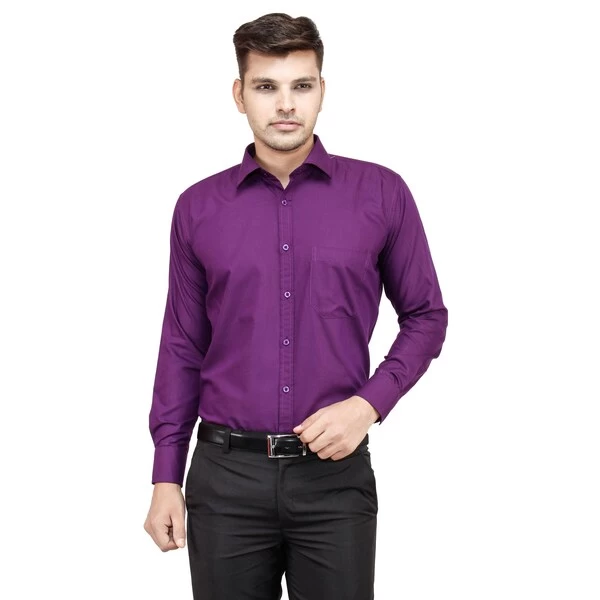 BALESHWAR Men's Formal Shirt | Slim Fit | Spread Collar Shirt | Regular & Casual