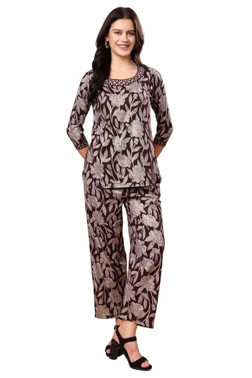 London Hills Women Printed Kurta with Pant || Salwar Suit Set for Women || LH151