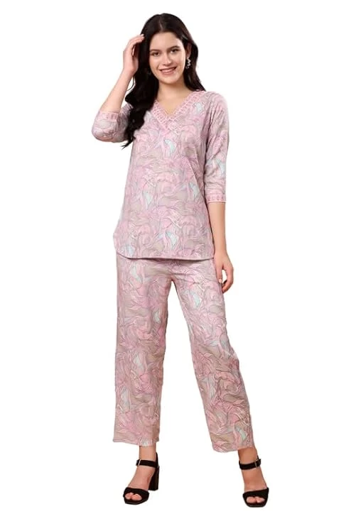 London Hills Women Printed Kurta with Pant || Women Kurta Set || Plazo Kurti Set