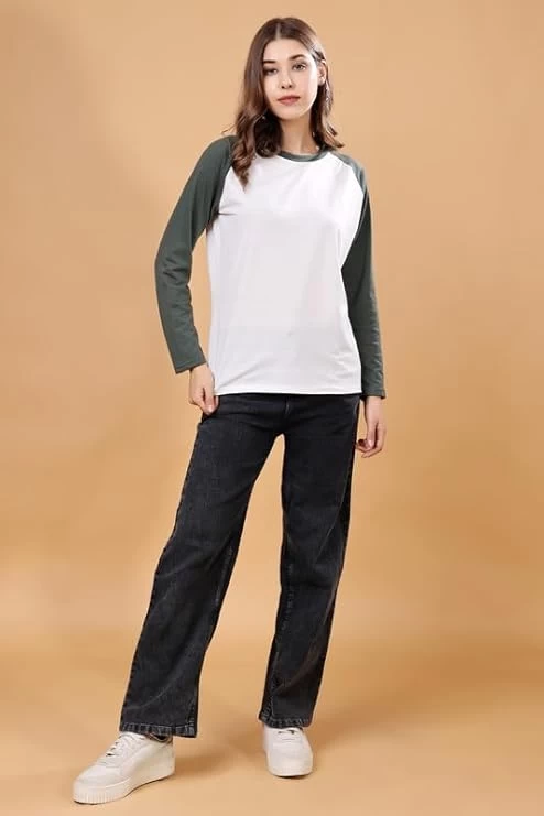 London Hills Raglan Tshirts for Women || Women Raglan Sleeve Tshirt || Full Slee