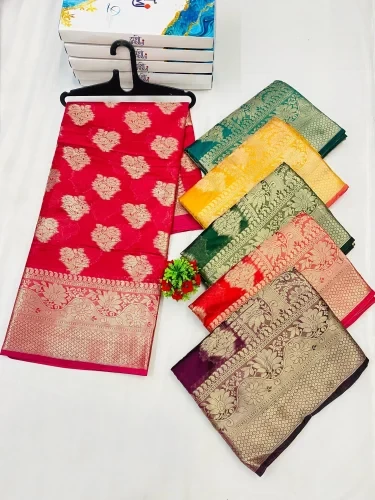 Yasho Bhumi Presented Organza Saree || V3X1D8