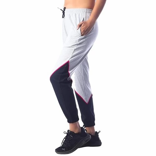 London Hills Women's Cotton Blend Regular Fit Joggers Track Pants for Women net 