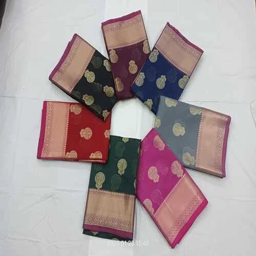 Banarasi Monika silk Sarees in Buta design || QHUZWF